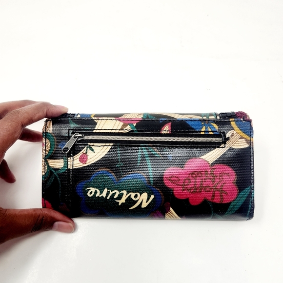 Sak Roots | Women's Multicolored Floral Printed Snap Trifold Wallet (One Size) - Picture 15 of 15